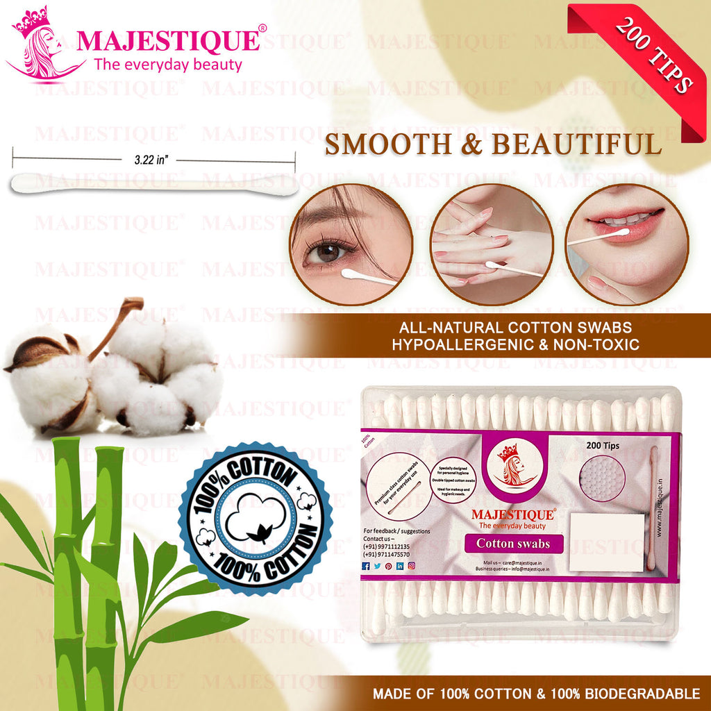 Cotton Swabs, 200 Tips