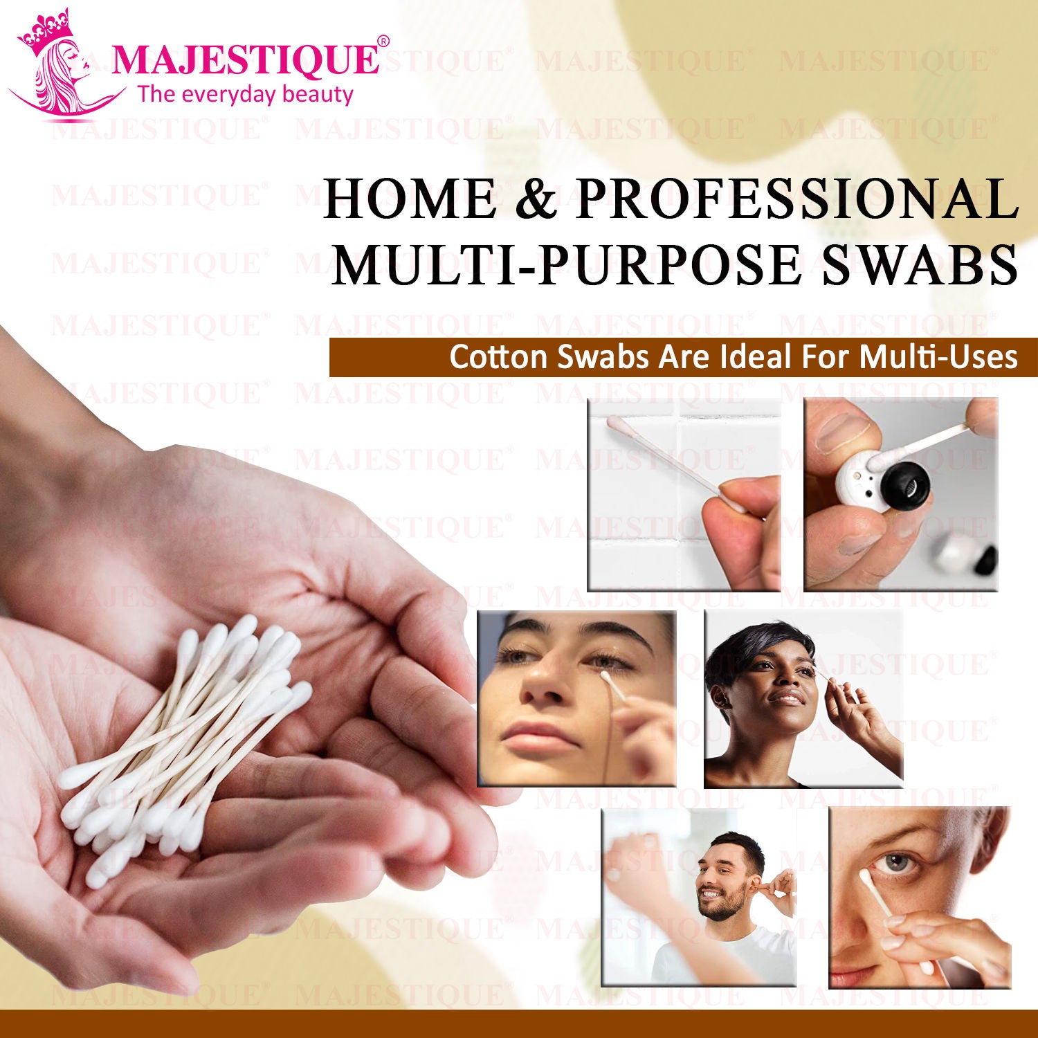 Cotton Swabs, 200 Tips