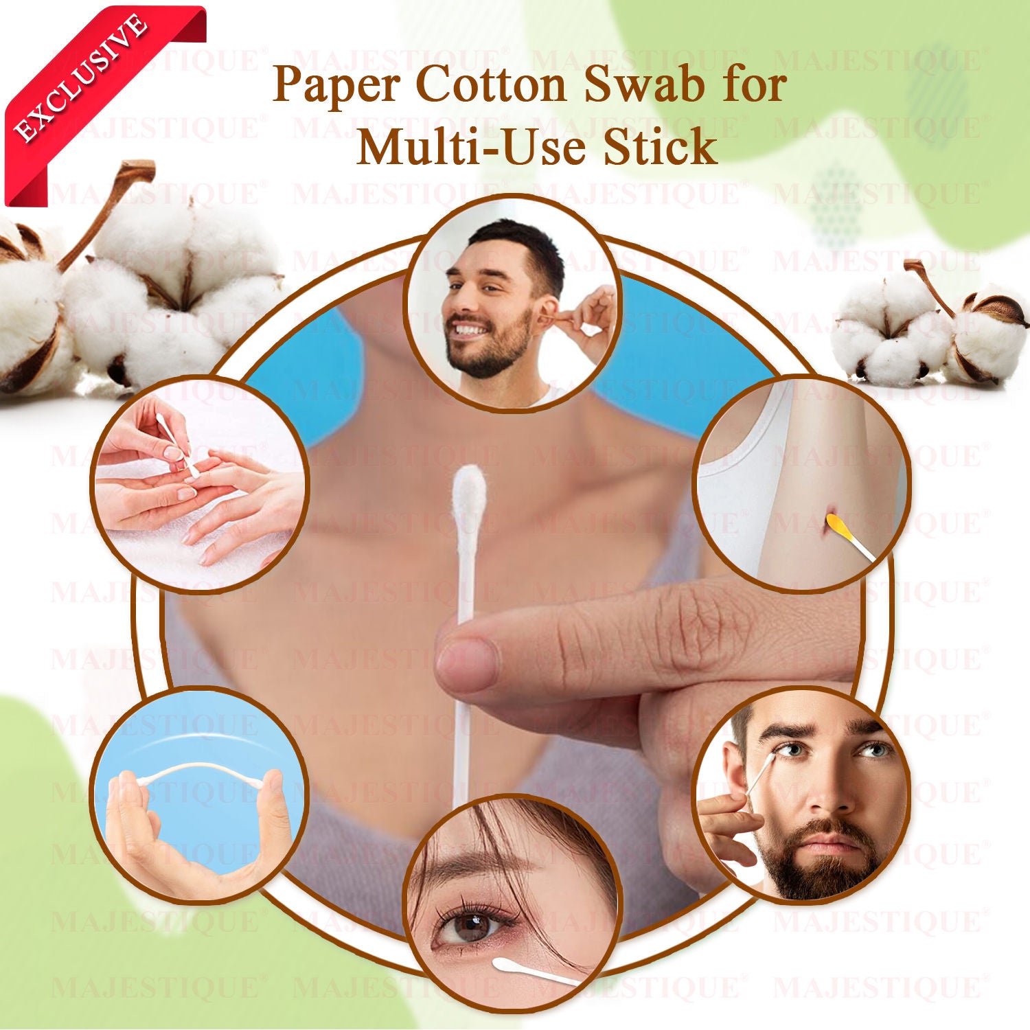 Cotton Swabs, 250 Tips