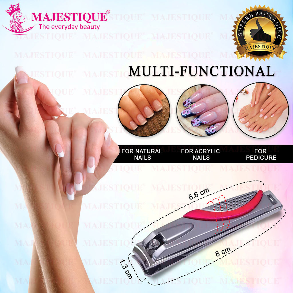 Nail Cutter with Comfort Grip-Trimmer Stainless Steel for Men and Women- Color May Vary