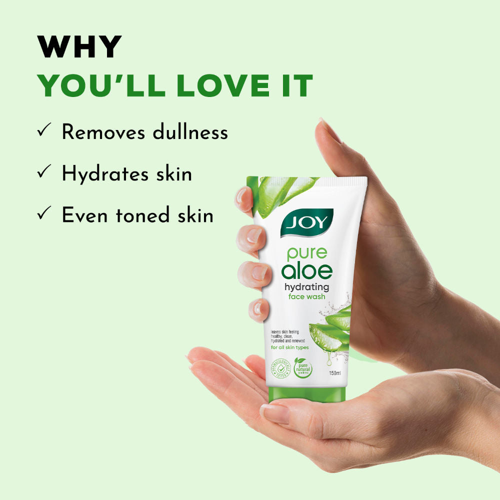 Hydrating Aloe Vera Face Wash For Summers To Controls Excess Oil & Removes Dirt