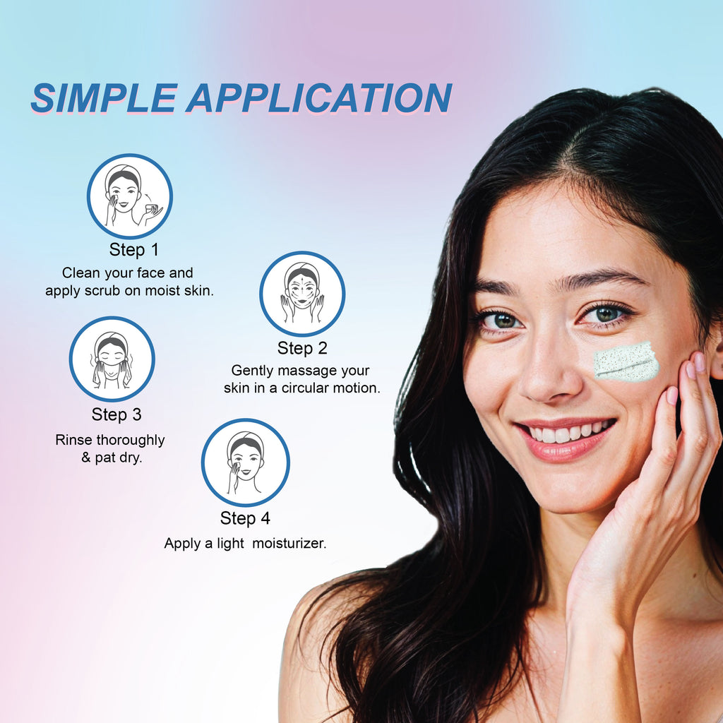Korean Face & Body Scrub With Rice Water & Ceramide