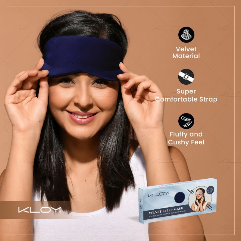 Breathable Sleep Eye Mask - Blue