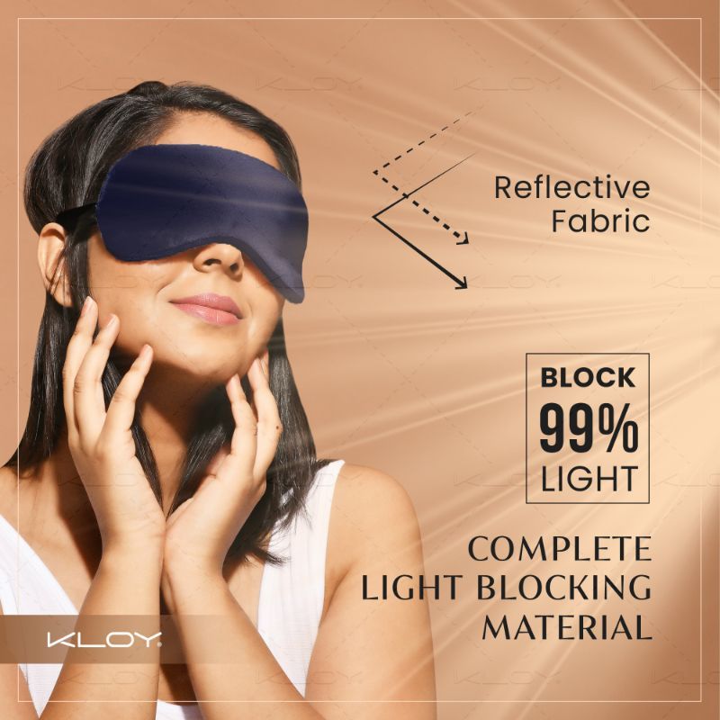 Breathable Sleep Eye Mask - Blue