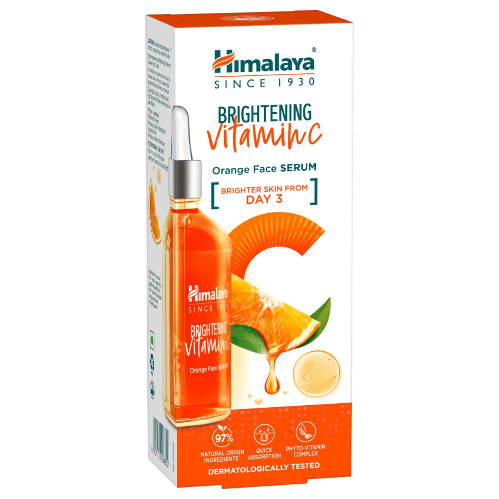 Brightening Vitamin C Orange Face Serum for Glowing Skin