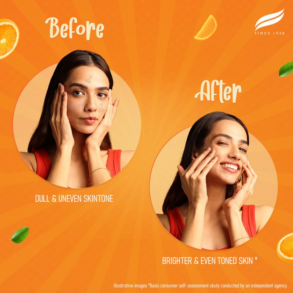 Brightening Vitamin C Orange Face Serum for Glowing Skin