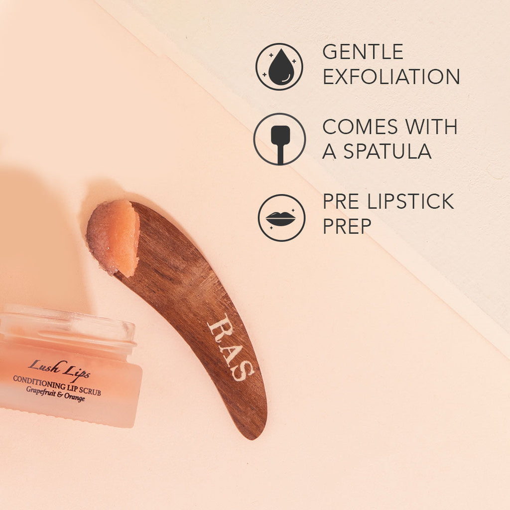 Lush Lips Conditioning Lip Scrub With Grapefruit & Orange