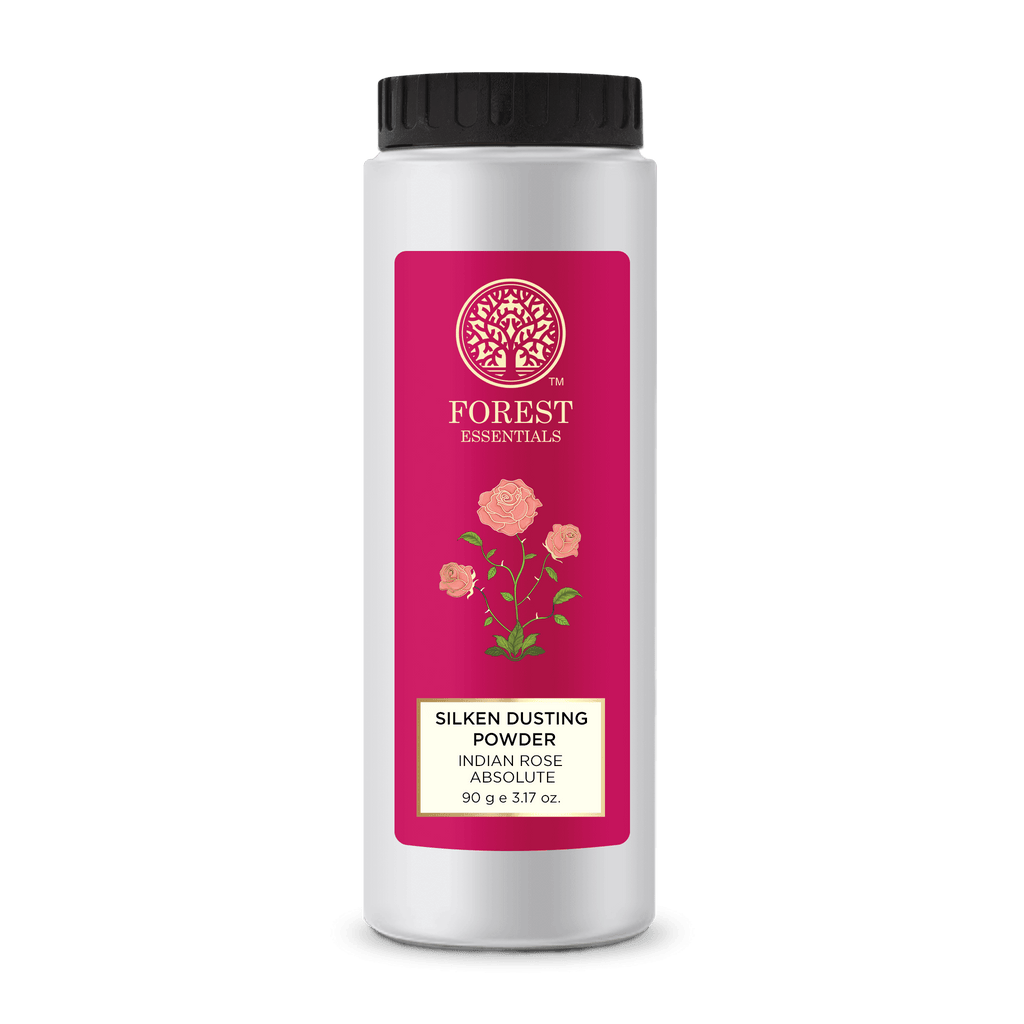 Silken Dusting Powder Indian Rose Natural Powder - Highly Absorbent