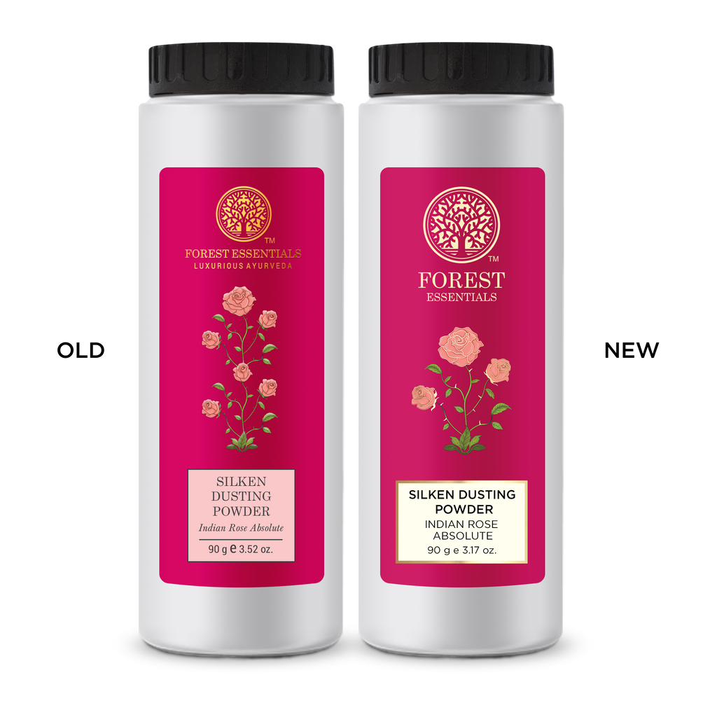 Silken Dusting Powder Indian Rose Natural Powder - Highly Absorbent
