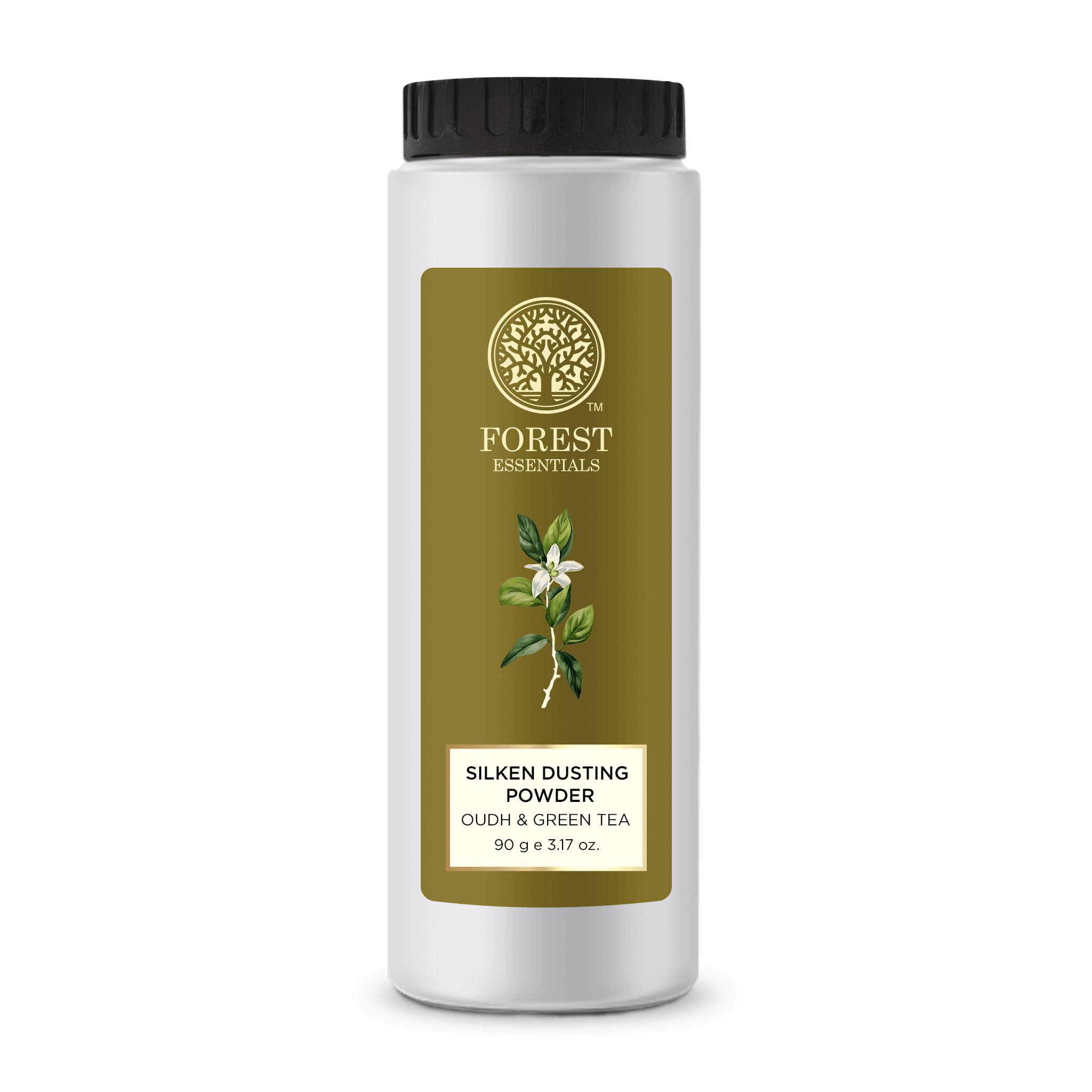 Silken Dusting Powder Oudh Green Tea Natural Powder - Highly Absorbent