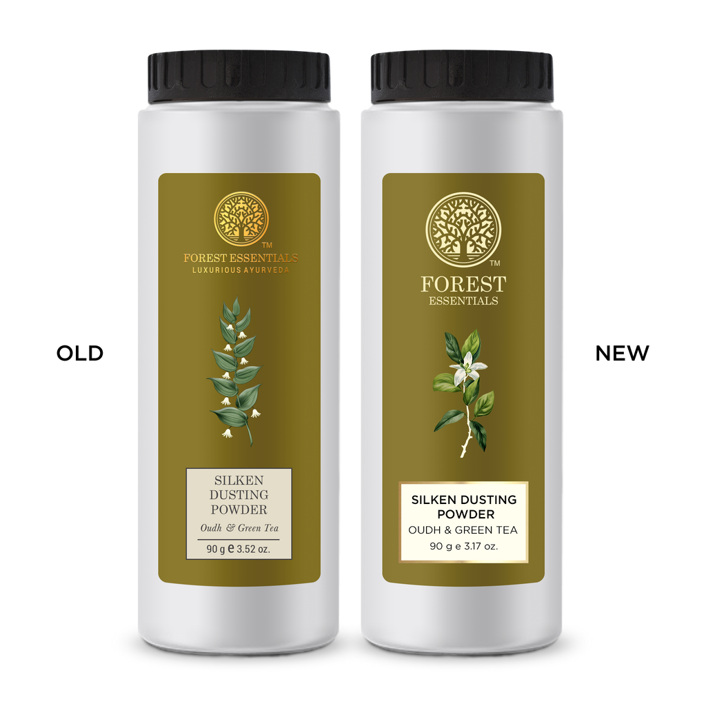 Silken Dusting Powder Oudh Green Tea Natural Powder - Highly Absorbent