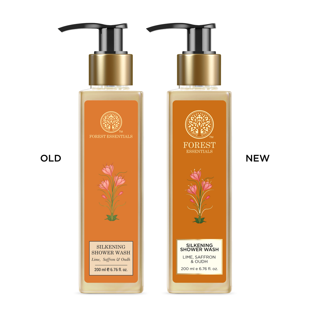 Silkening Lime Saffron & Oudh Natural Shower Wash