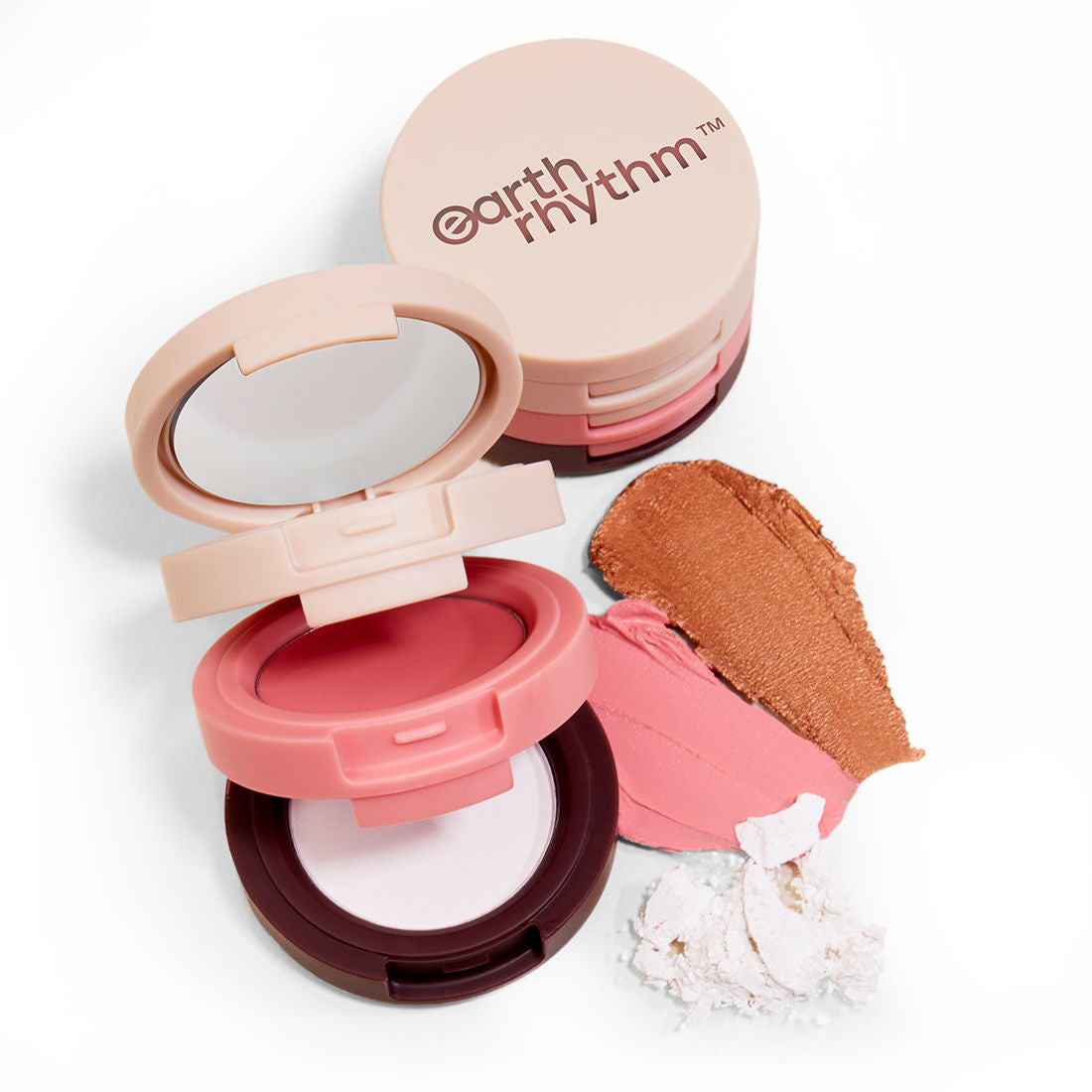 Dab Set Go 3-In-1 Face Palette - Bourbon