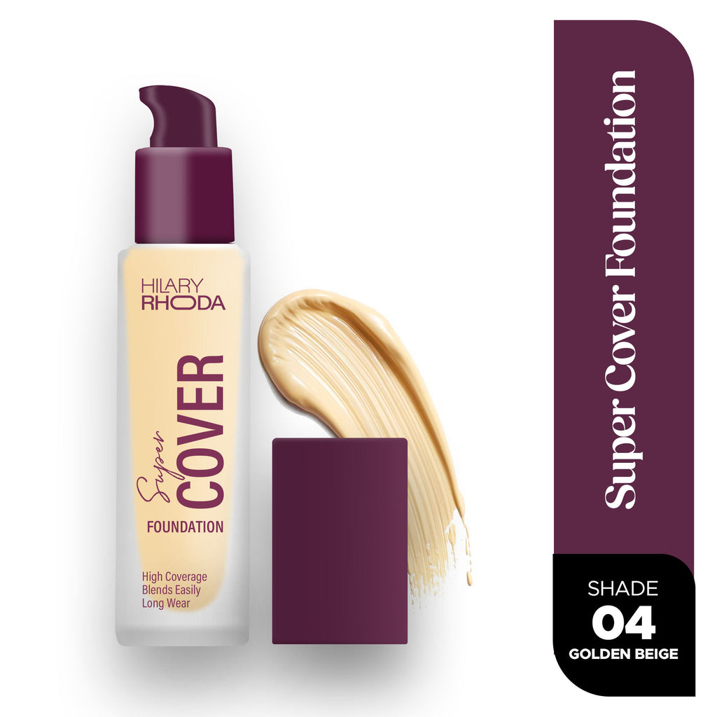 Super Cover Waterproof Foundation - Golden Beige 04