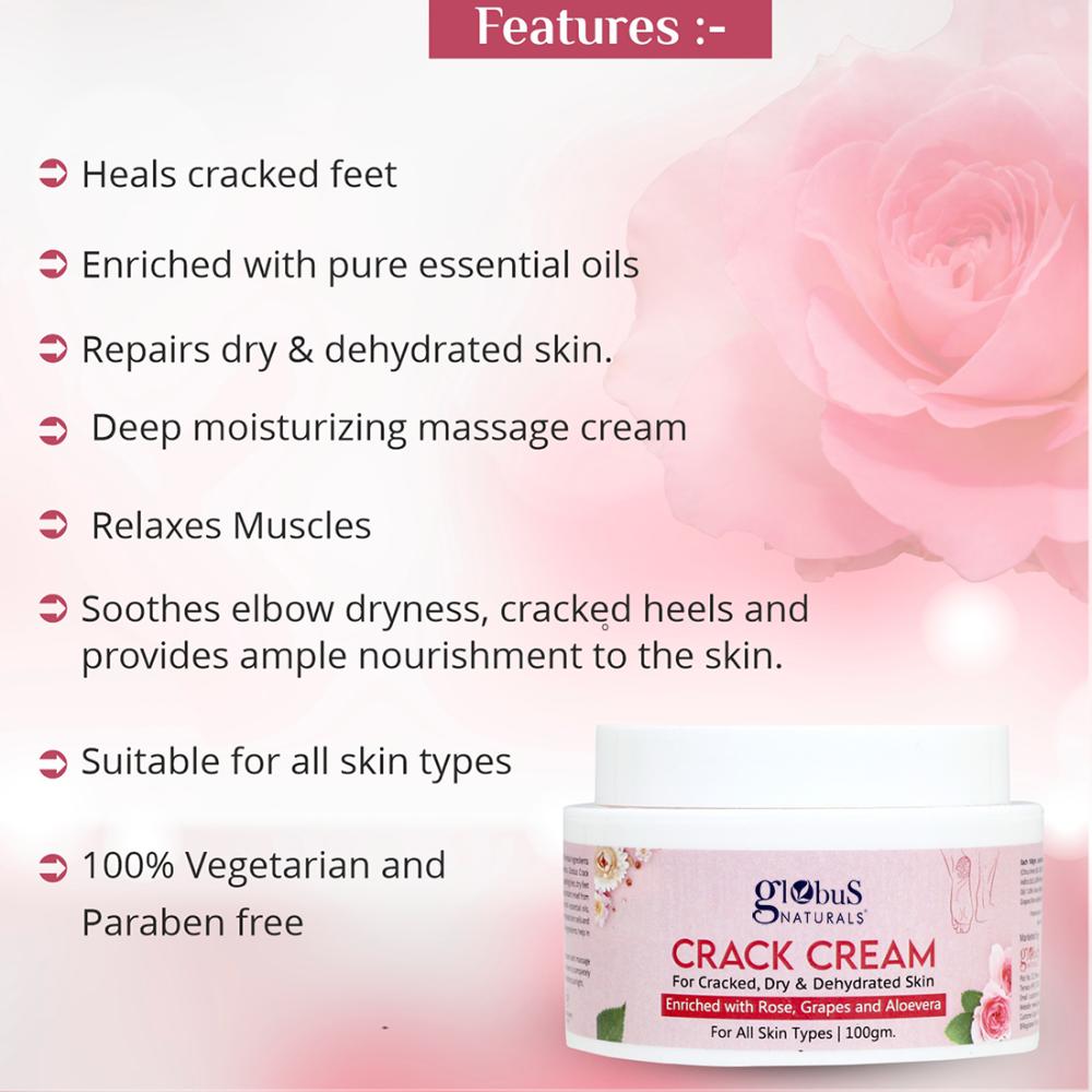 Heels & Feet Crack Cream Enriched with Aloevera Grapes & Rose