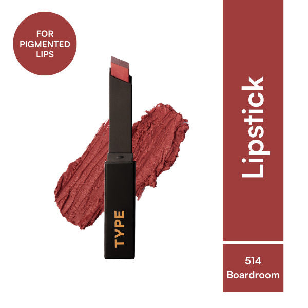 Cream Matte Lipstick For Pigmented Lips - Vit C And Niacinamide - 8 Hr Stay