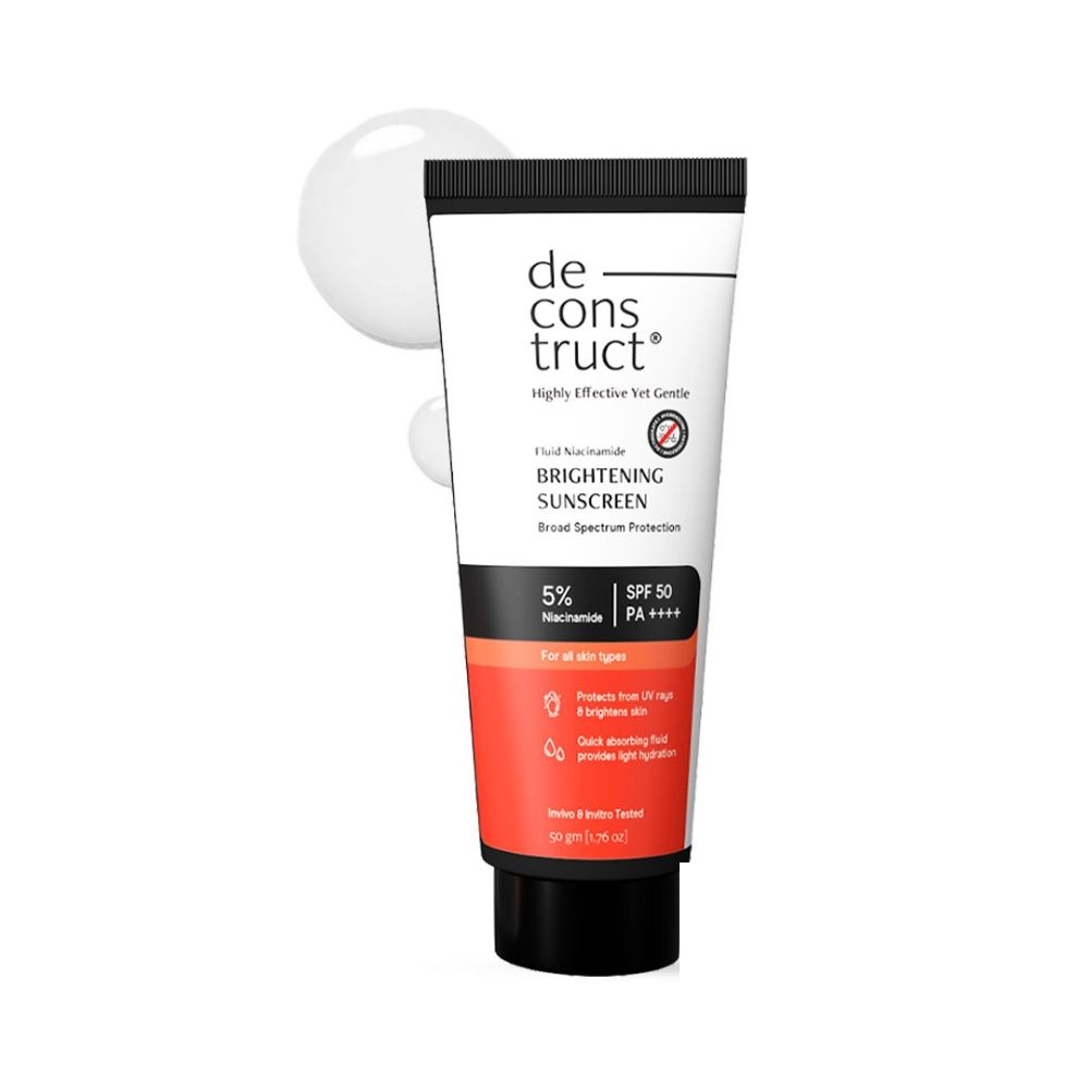Brightening Fluid Sunscreen SPF 50+, Lightweight, Hydrating