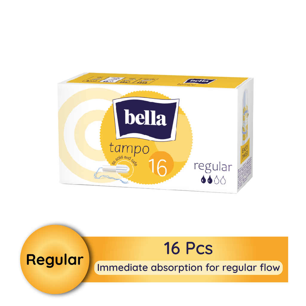 Tampon Regular for Women, High Absorption, Regular Flow, Comfort Fit, Leakproof (16 Pcs)