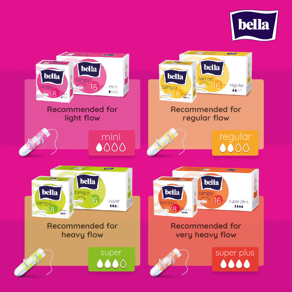 Tampon Regular for Women, High Absorption, Regular Flow, Comfort Fit, Leakproof (16 Pcs)
