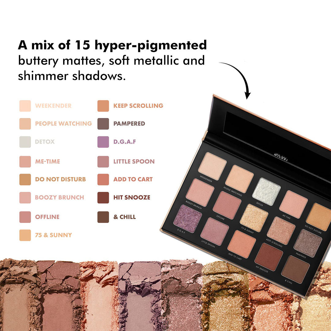 Gilded Eyeshadow Palette - 120 Gilded Nude