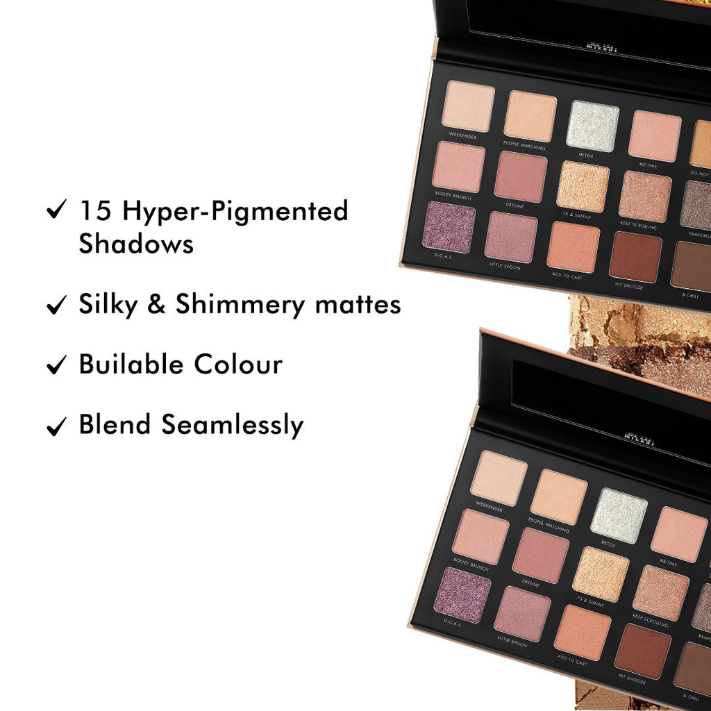 Gilded Eyeshadow Palette - 120 Gilded Nude
