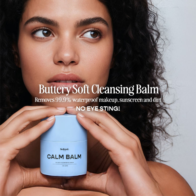 CalmBalm Cleansing Balm, Removes waterproof makeup - safe for sensitive eyes