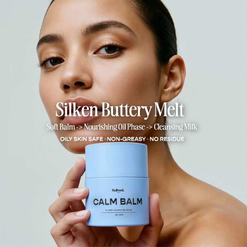 CalmBalm Cleansing Balm, Removes waterproof makeup - safe for sensitive eyes