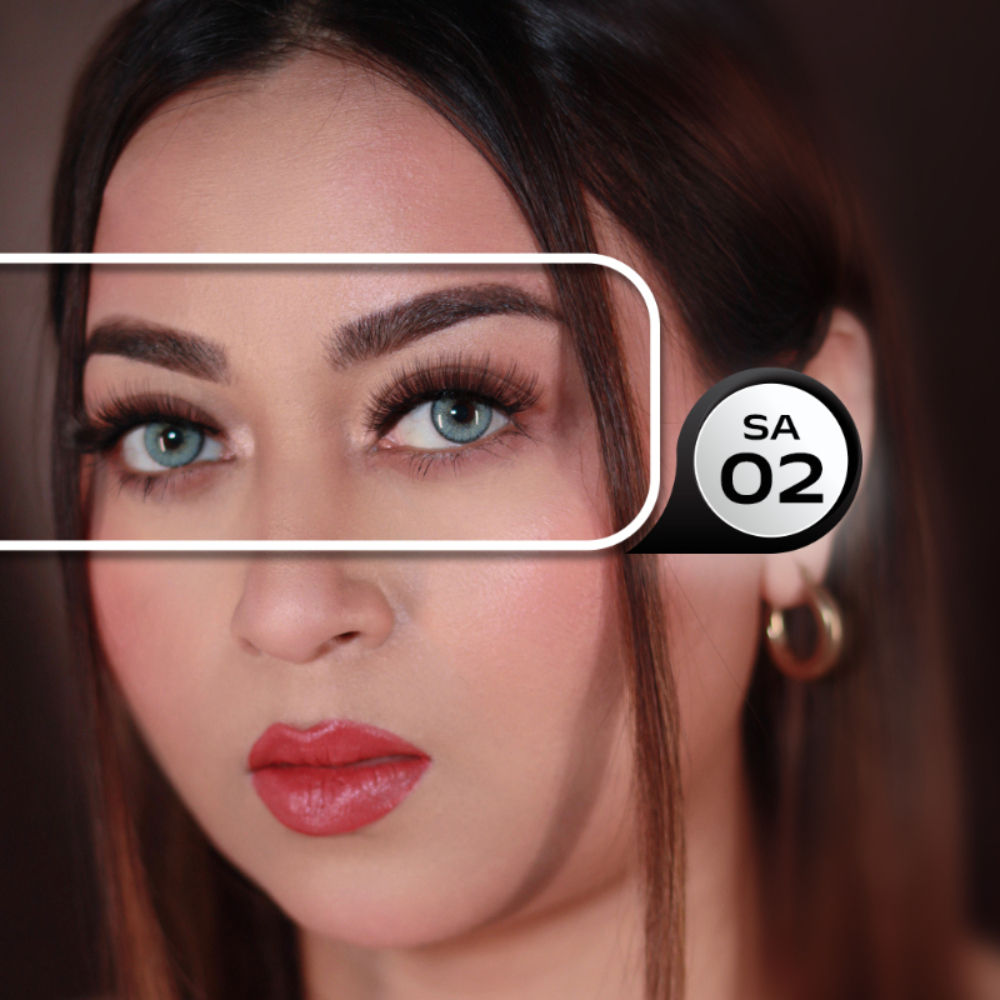 Self Adhesive Eyelashes SA02, Soft Center Volume, Youthful Lift, No Glue, Reusable, Lightweight