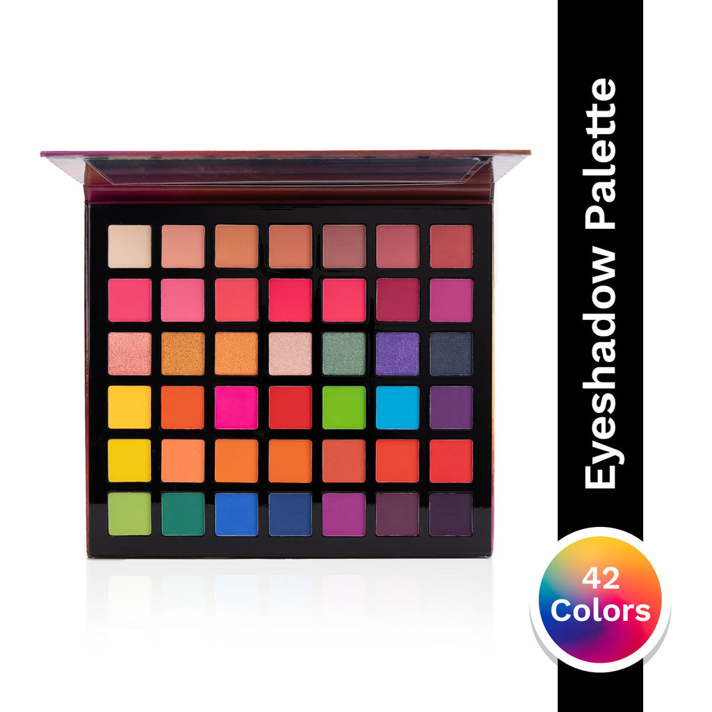 Prism Eyeshadow Palette X42 Sunset - Intense Pigment Payoff, Blendable Formula, Mattes & Shimmer