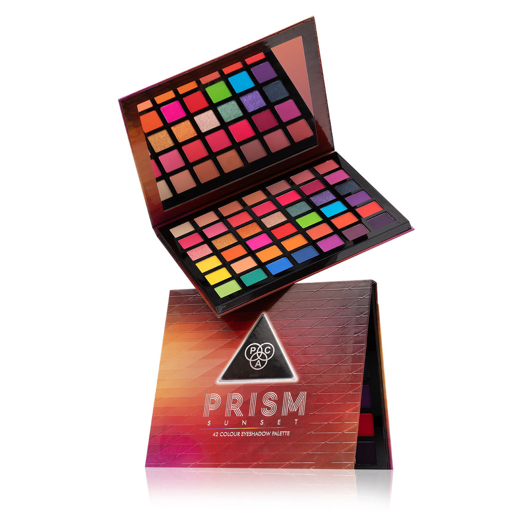 Prism Eyeshadow Palette X42 Sunset - Intense Pigment Payoff, Blendable Formula, Mattes & Shimmer