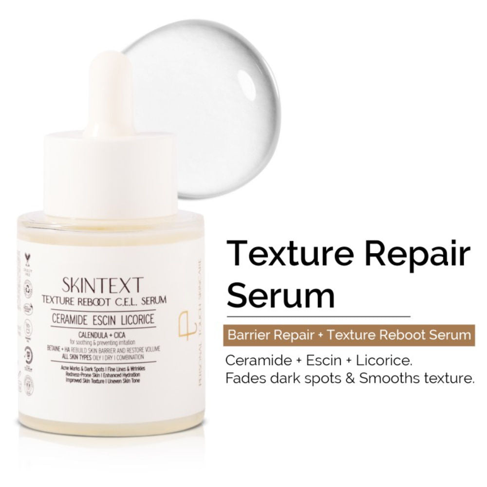 Personal Touch Skintext Texture Reboot C.E.L Serum for Smooth Skin,Brightening & Skin Glow