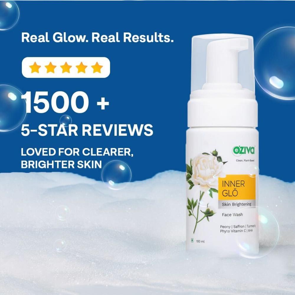 Inner Glo Skin Brightening Face Wash (with Vitamin C) for Spot Correction & Radiance