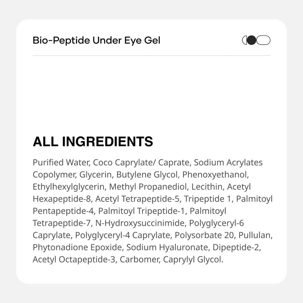Bio-Peptide Under Eye Cream