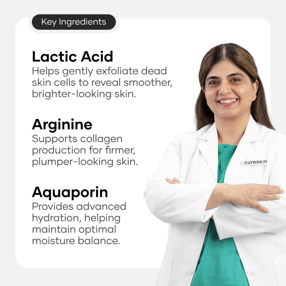 Gentle Cleanse Brightening Face Wash With Lactic Acid AHA Foam