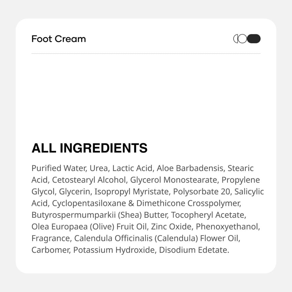Foot Care Cream for Cracked Heels