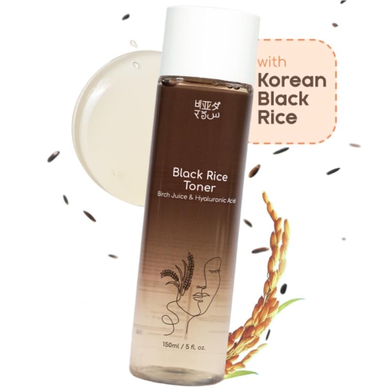 Black Rice Toner With Hyaluronic Acid And Birch Juice