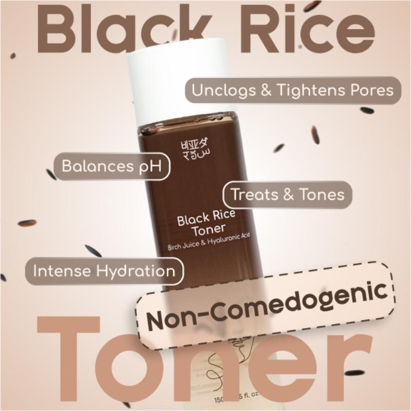 Black Rice Toner With Hyaluronic Acid And Birch Juice