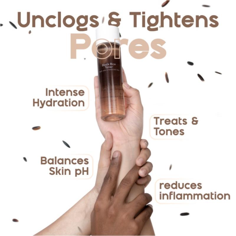 Black Rice Toner With Hyaluronic Acid And Birch Juice