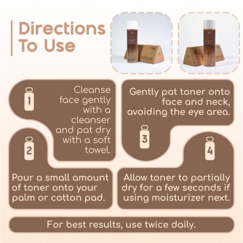 Black Rice Toner With Hyaluronic Acid And Birch Juice