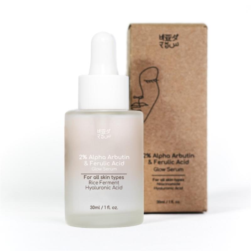 Korean 2% Alpha Arbutin & Ferulic Acid Rice Water Face Glow Serum