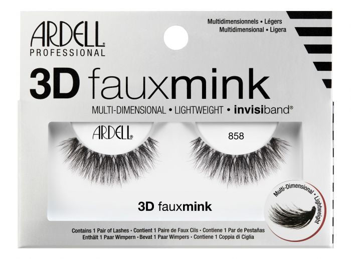 3D Faux Mink Eyelash 858 Black - 70481