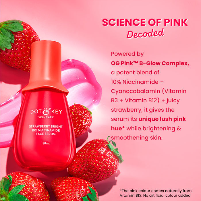 Strawberry Bright 10% Niacinamide Face Serum