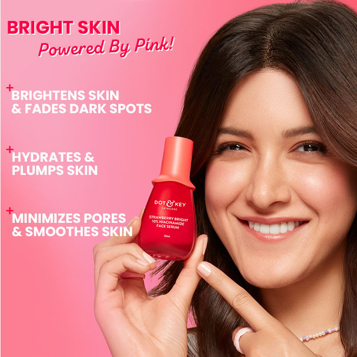 Strawberry Bright 10% Niacinamide Face Serum