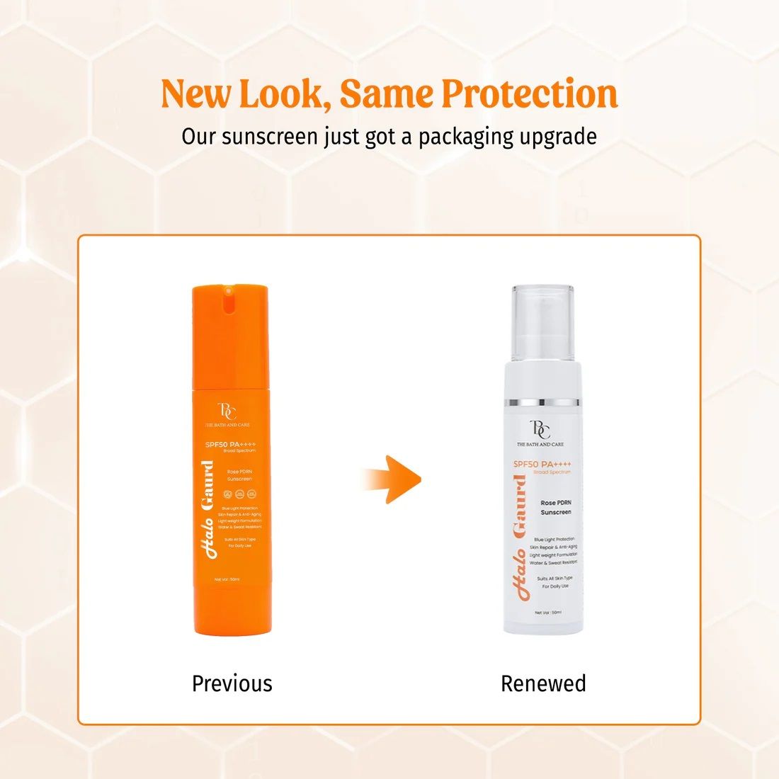 Halo Guard Hydrating Sunscreen Broad Spectrum SPF 50 PA++++