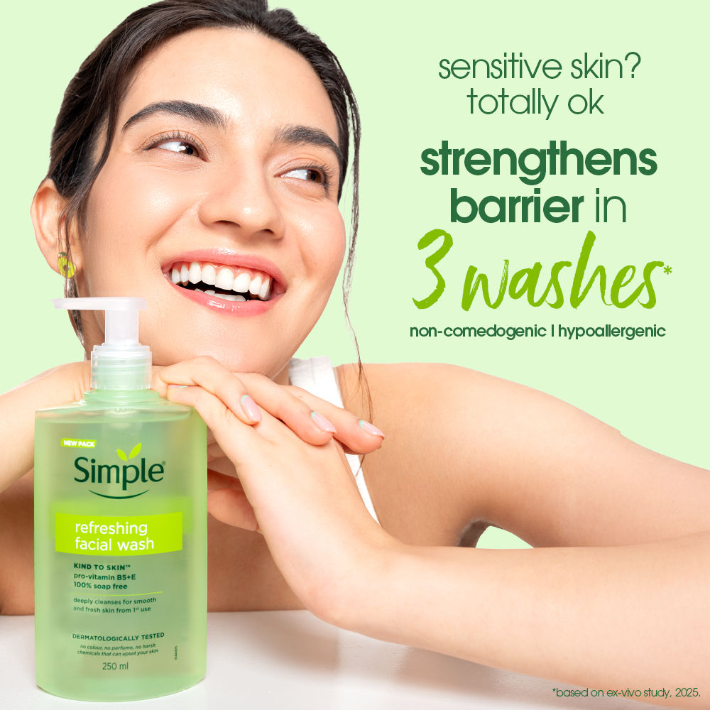 Refreshing Facial Wash, 100% Soap-Free | Perfect for Sensitive Skin