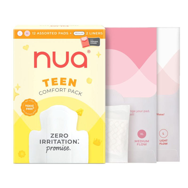 Teen Comfort Pack - Sanitary Pads and Panty Liners