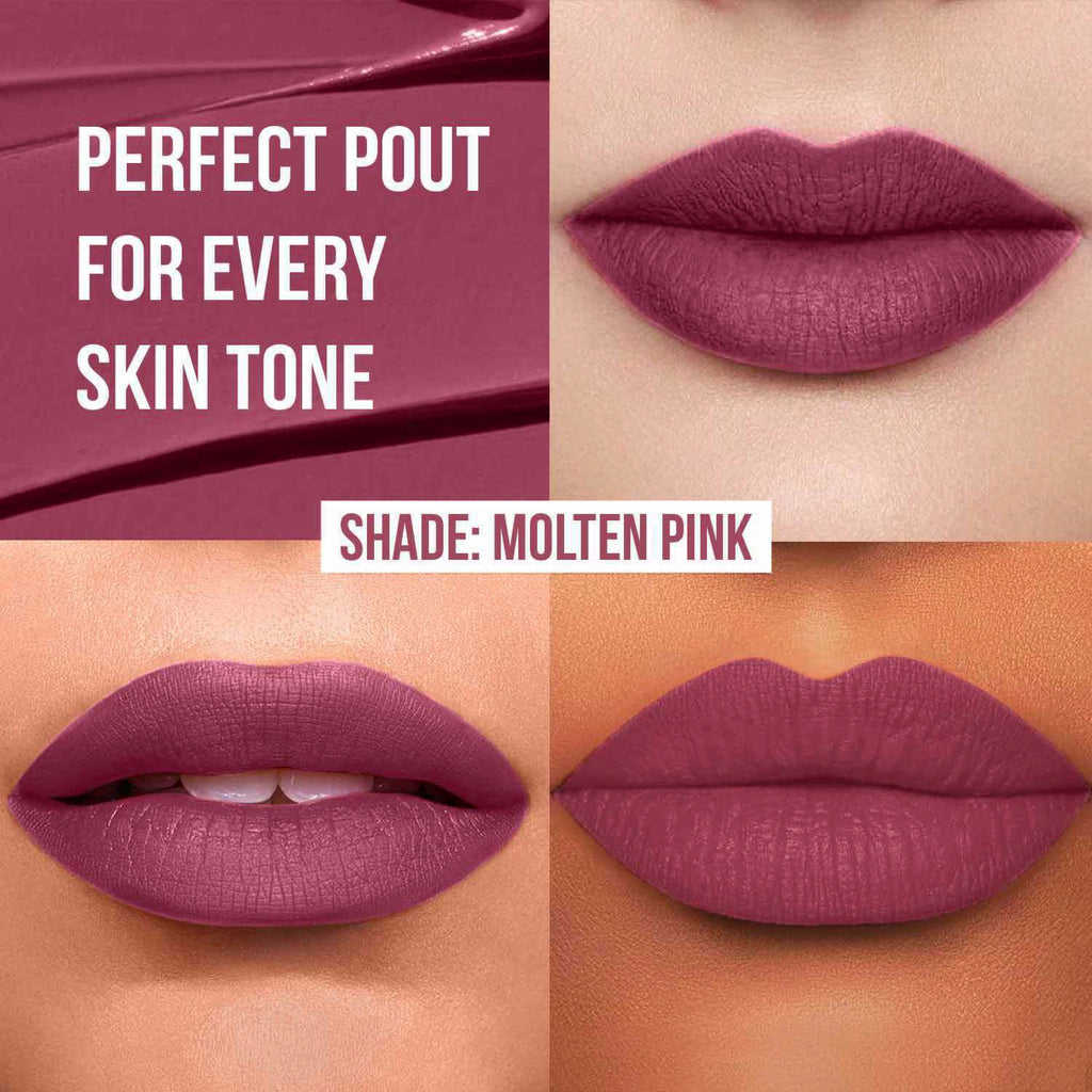Non-Transfer Lip Color, 12hr Long Lasting Matte Lips, Moisturizing & Light Weight