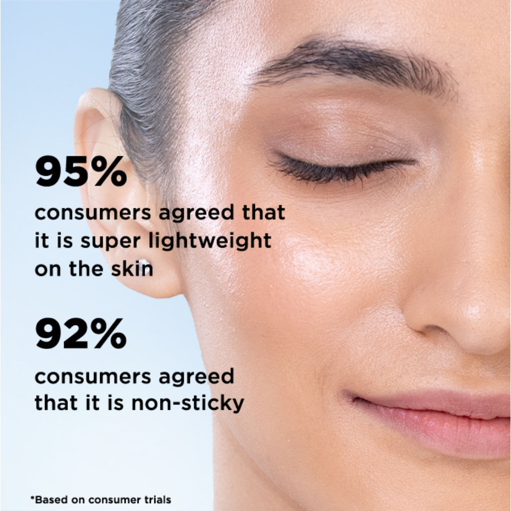 Hydrating Fluid Sunscreen for Face and Body SPF 60 PA++++ In-Vivo Tested Cooling Sensation