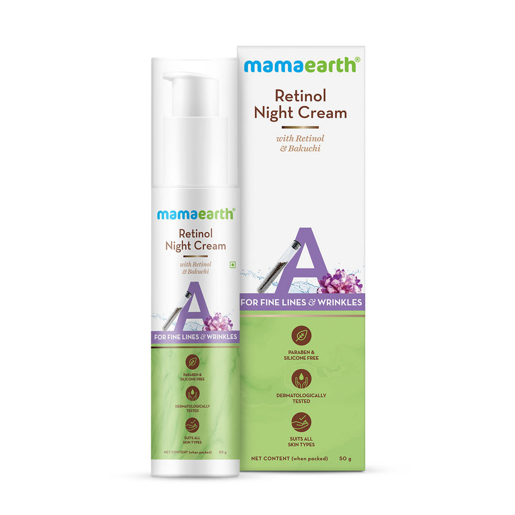 Retinol Night Cream With Retinol & Bakuchi For Fine Lines & Wrinkles
