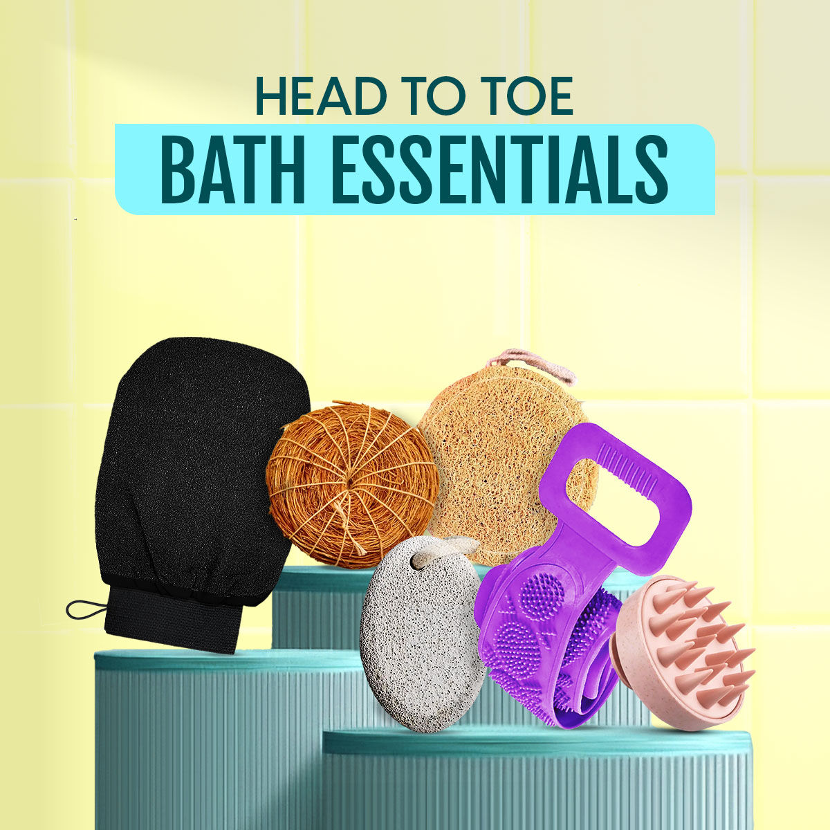 Exfoliating Bath Glove Body Scrubbing Mitten